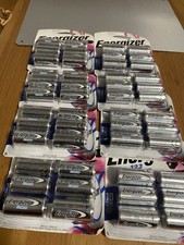 Lot Of 10. 6 ea - Energizer 123 Lithium Batteries 3V Photo Batteries 10 Packs