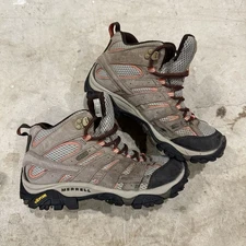 Merrell Moab 2 Mid Waterproof Hiking Boots Bungee Cord J06058 Women's Size 8