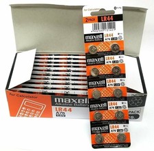 50 NEW LR44 MAXELL A76 L1154 AG13 357 SR44 303 BATTERY