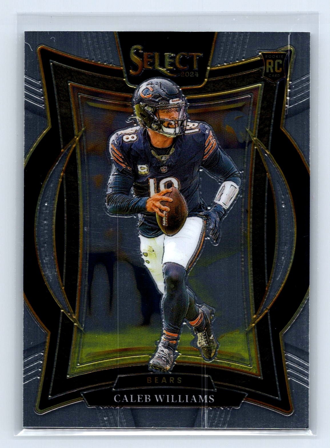 Chicago Bears Caleb Williams RC 2024 Panini Select #25 Base NFL Rookie Card