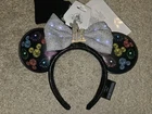 NEW Disney Park 100th Partners Mickey Walt Fireworks Light-Up Ears Headband RARE