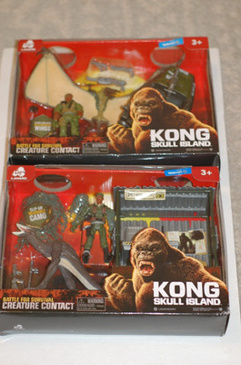  KONG SKULL ISLAND Creature Contact Battle for Survival Walmart 2017 Lot of 2
