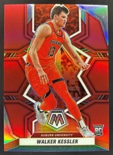 2022 Panini Chronicles Draft Picks Walker Kessler Mosaic Red /149 #16 RC Tigers