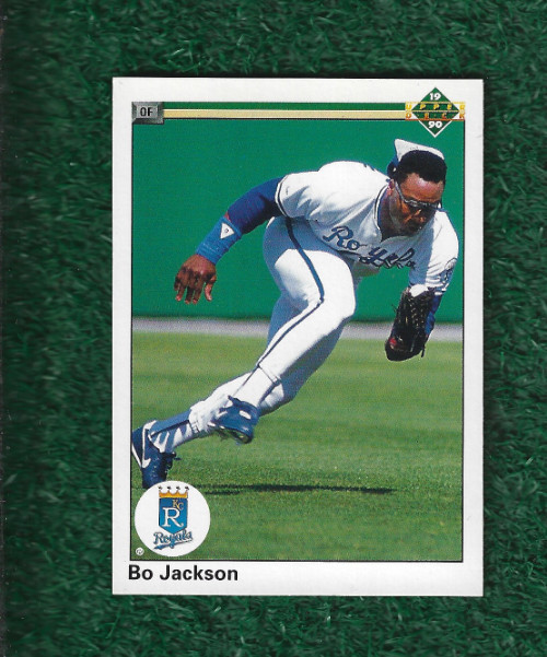 BO JACKSON - 1990 UPPER DECK - ERROR CARD # 105 - ROYALS - WHITE SOX - MLB