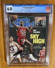 Sports Illustrated 1988 Jordan Sky High Newsstand CGC 6.0 Very Early Jordan