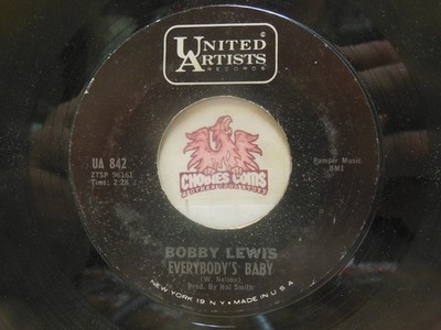 Bobby Lewis   Everybody's Baby / Perfect Example Of A Fool, 45 RPM VG (LG)