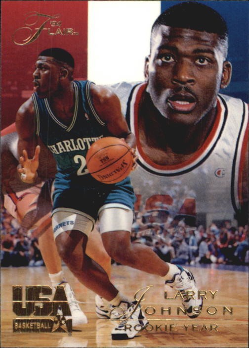 1994 Flair USA #37 Larry Johnson Rookie Year - BSK