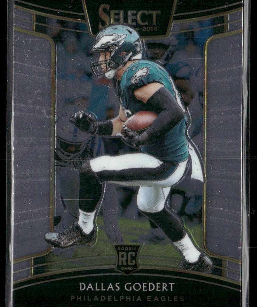 2018 Panini Select Dallas Goedert #21 Rookie RC Philadelphia Eagles