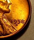 1958-D Lincoln Head Penny Wheat Cent in Gem BU Red condition - RPM?