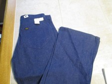 VTG NWT Lee Deadstock Womens Jeans Blue 27w Med USA Bell Bottom Disco Hippy