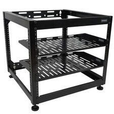 Sanus CFR1610-B1 10U AV Rack Stackable Open Frame Rack 2020 
