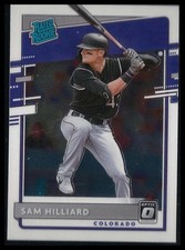 Sam Hilliard 2020 Donruss Optic Rated Rookie Card!!. rookie card picture
