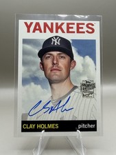 2023 Topps Archives Clay Holmes #64FF-CH Autographs On-Card