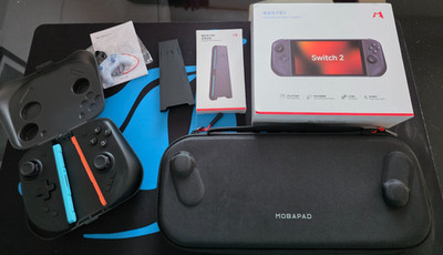 Nintendo Switch 2 - MOBA Pad M12 HD Controller, Charging Grip & Carrying Case
