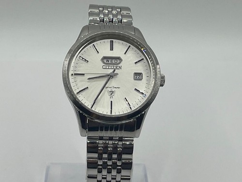 CITIZEN Crystal Seven 21 jewels Automatic Wristwatch Day Date