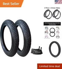Durable 20" Kids Bike Tire & Tube Set -  Butyl Rubber Construction