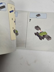 Lego Power Miners 8957 Mine Mech Instruction Manual Good Condition