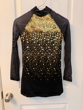 Large Child Sequin Shift Dress Balera Performance Dance Costume Style D12741