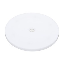 7" Rotating Swivel Stand Turntable with Steel Ball Bearings White