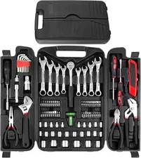 TLGREEN 95 Piece Tool Set, Tool Kit, Mechanics Tool Set, Portable Toolbox with A