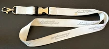 Lamborghini White Lanyard