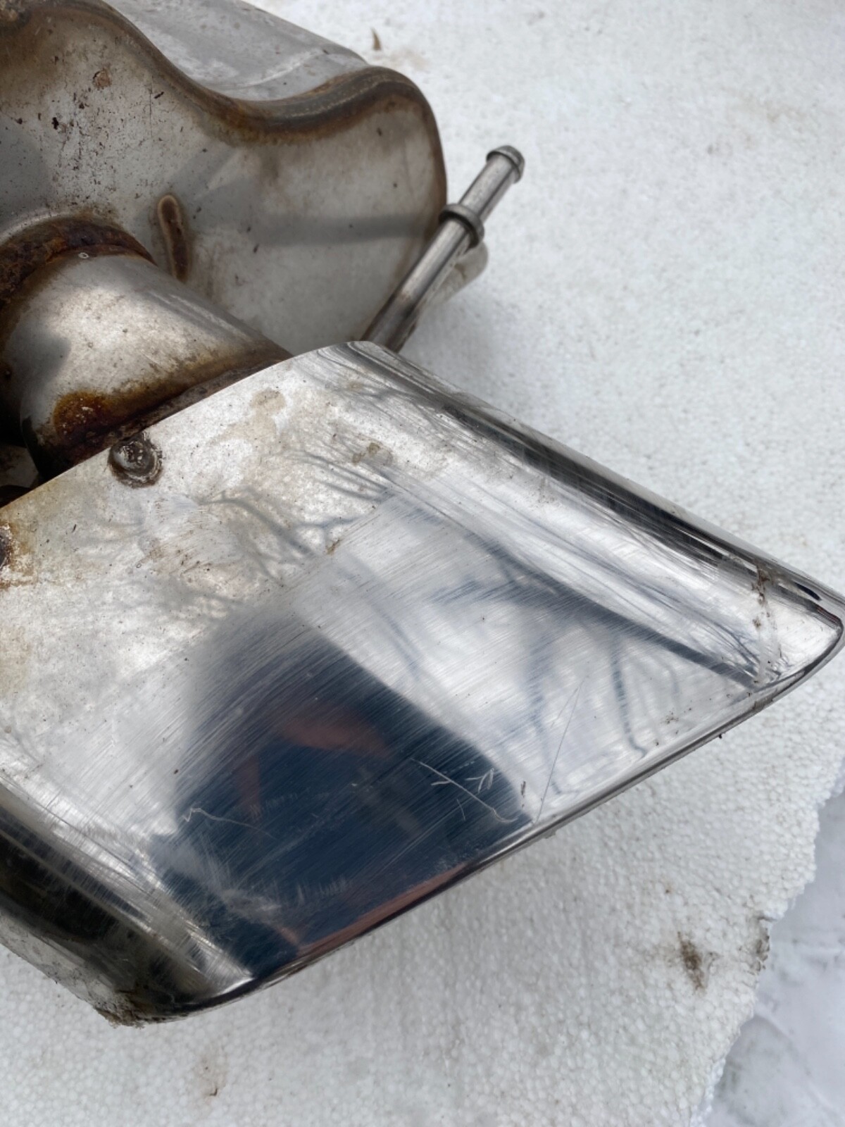 MASERATI GRANTURISMO LEFT SIDE MUFFLER EXHAUST OEM