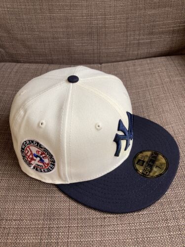 New Era New York Yankees 1949 World Series AMS 59Fifty Fitted Hat 7 1/4 - Picture 1 of 7
