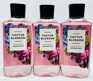 3 Bath & Body Works CACTUS BLOSSOM Body Wash Shower Gel 10 ...