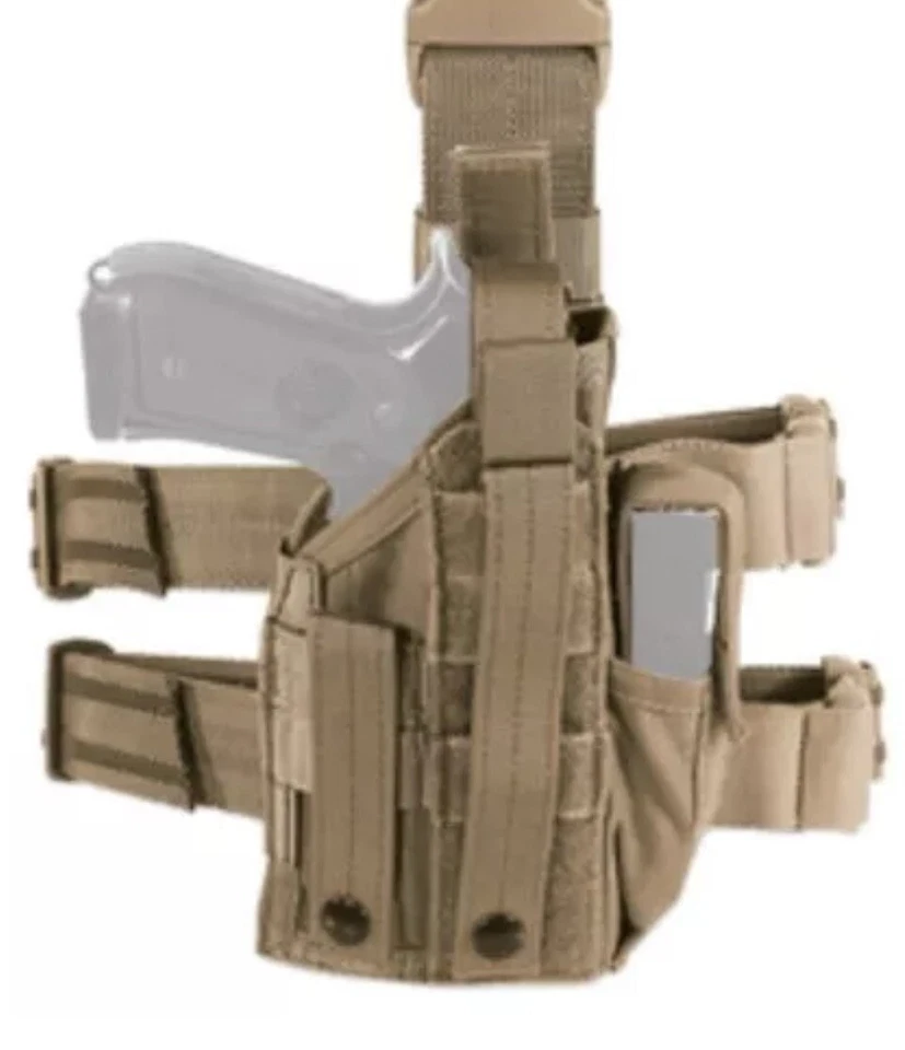 BLACKHAWK! Ambidextrous Omega Universal Modular Light Holster Coyote Tan - Image 3 of 3