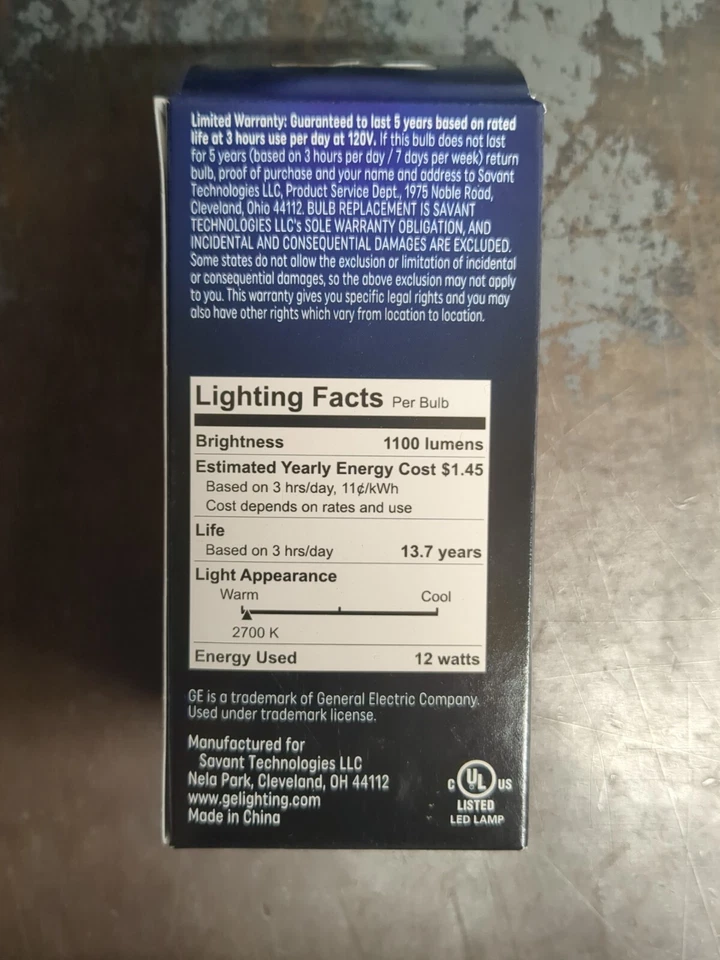 GE LED A21 Soft White 75 Watt-12 Watt Dimmable Light Bulbs 1100 Lumens 4 Pack  - Image 3 of 4