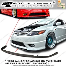 For 09 10 11 Honda Civic 2D Coupes FG1 FG2 STI S204 STYLE FRONT LIP CHIN SPOILER