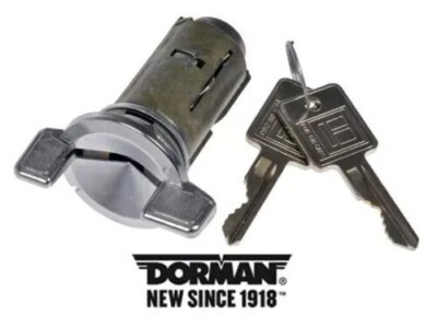 Ignition Switch Lock Cylinder W/ 2 Keys Replace GMC OEM #12300443 -Chrome