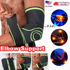 Elbow Brace Compression Support Sleeve Arthritis Tendonitis Joint Pain Relief US