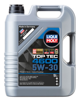 5W-30 Motorenöl Liqui Moly 3756 Top Tec 4600 dexos2 Leichtlauf Motoröl 5L 5W30