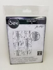 TH4 Sizzix 3D Texture Fades Embossing Folder By Tim Holtz Dotted 666292 New