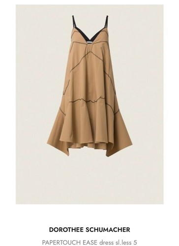 dorothee schumacher PAPERTOUCH EASE DRESS kleid gr 1 neuwertig Baumwolle - Bild 3 von 4