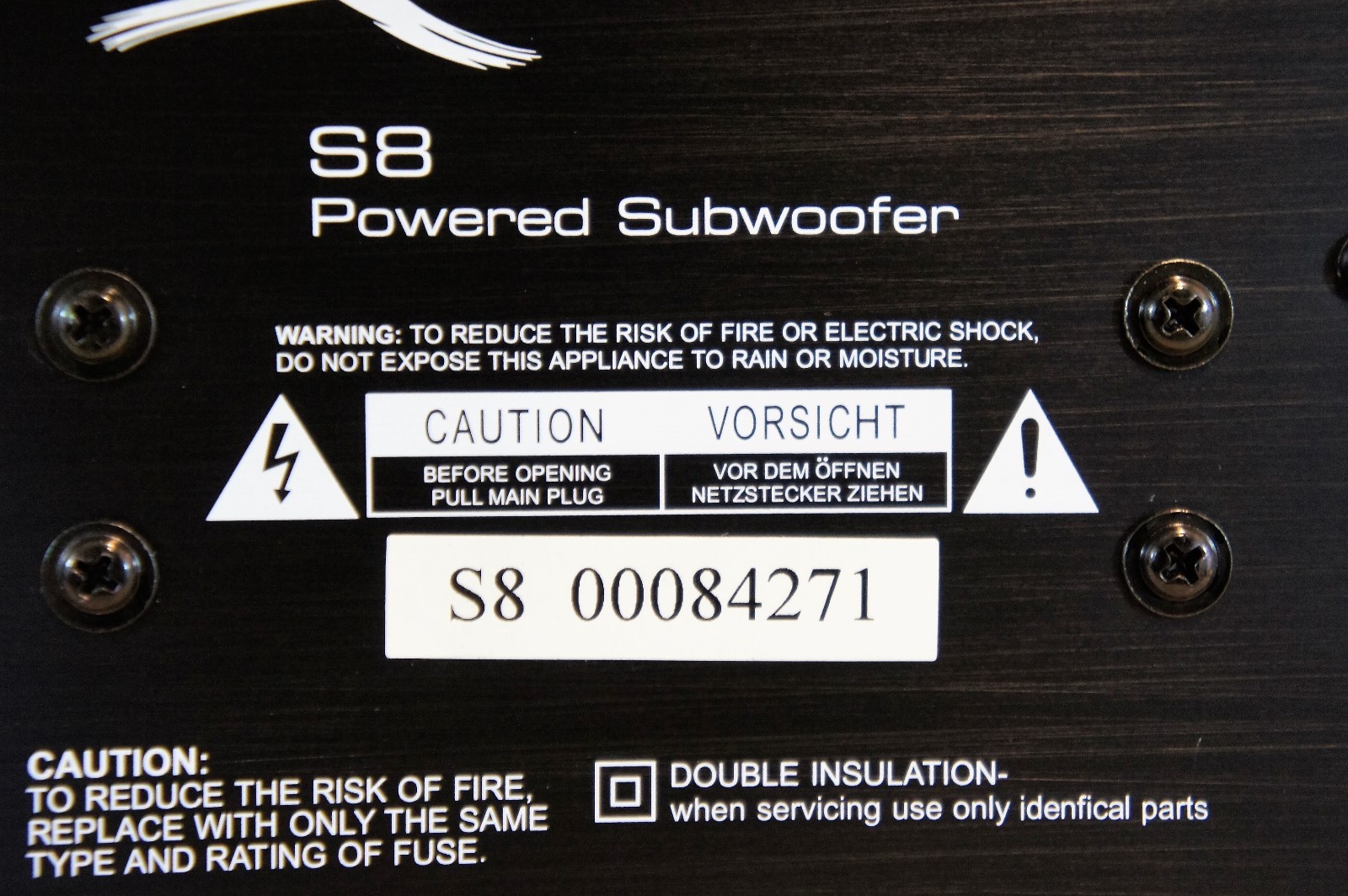 proficient s8 subwoofer