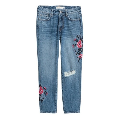 NWT H\u0026M Embroidered Floral Rose 