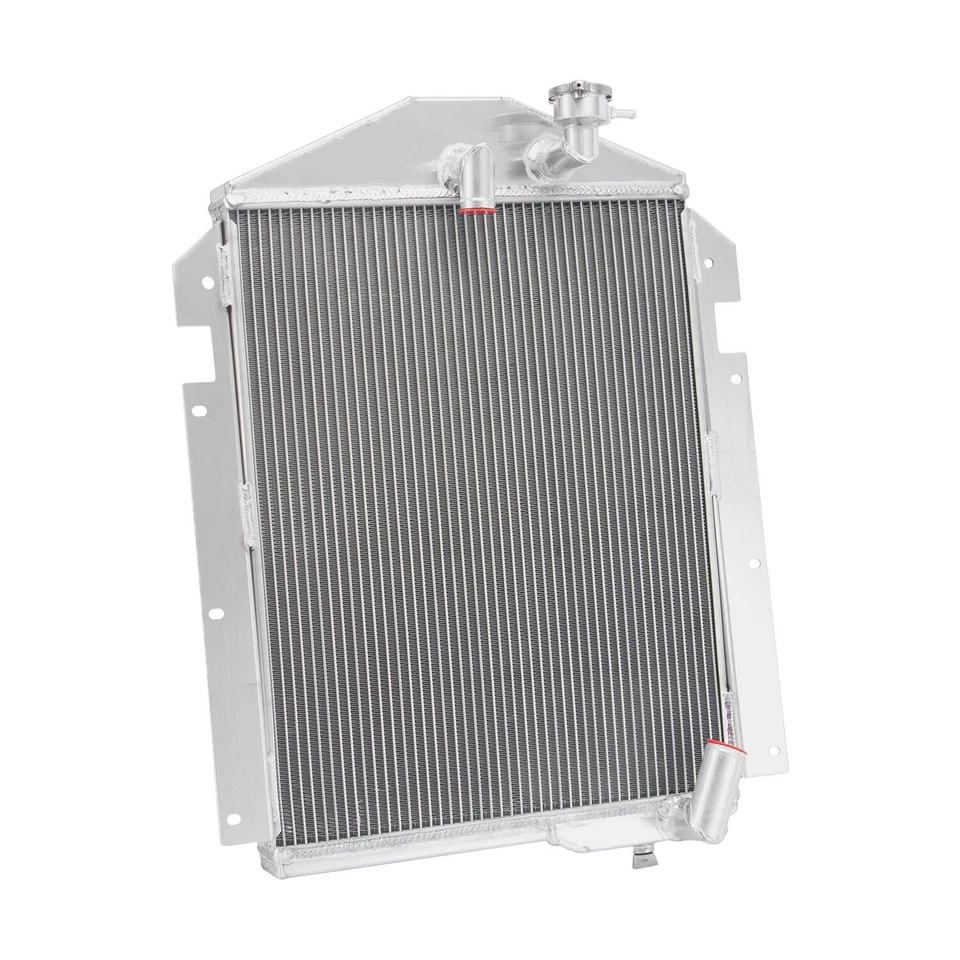 Radiador de aluminio de 3 filas para Chevrolet Chevy KC KD KF KP VA JD WA 1939 1940 EE. UU. Foto 2 de 4