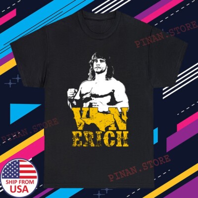 Von Erich Wrestling Legend Men's Black Size S-5XL