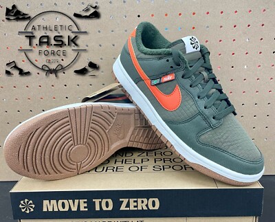  Nike Dunk Low SE Toasty Sequoia GS Size 6.5Y/8W Olive Green DC9561-300 NEW
