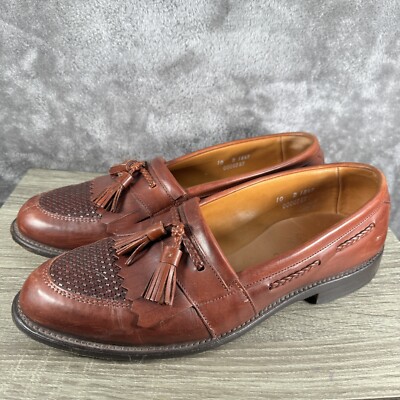 Allen Edmonds Cody Brown Leather Tassel Loafers sz 10 Allen Edmonds Cody Loafers Men main image 3