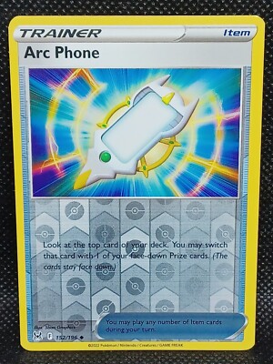 Arc Phone - 152/196 Lost Origin Reverse Holo Uncommon Trainer - NM/MINT