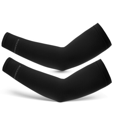 ROCKBROS Men Women Ice Silk Sun Protection Arm Warmers Cool Cycling Arm Sleeves 