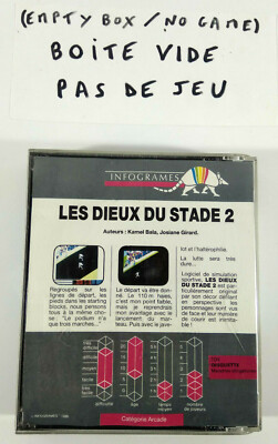 boite vide de jeux to8 to9 thomson golden 7 + notice duel 2000