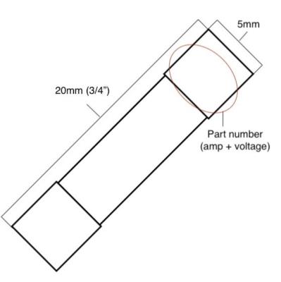 WITONICS T500mA 250V Ceramic Cartridge Fuses - 5x20mm, Pack Of 5