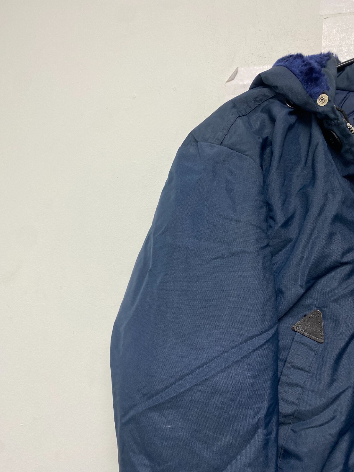 Timber King Windbreaker Jacket Navy Blue Full Zip Hoo… Gem