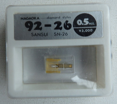 Nagaoka Diamant Nadel Sansui SN 26 / SV 26 - Sanyo ST 15 GD - Rotel RN 3 - 92-26