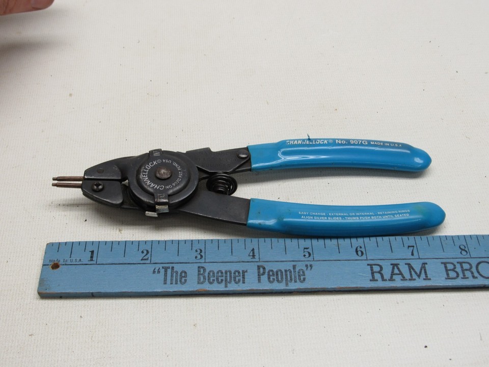 Channel Lock 907 G Snap Ring Pliers 907G USA Channellock eBay