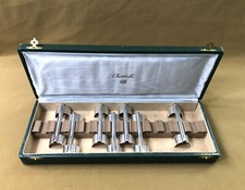 coffret / écrin vide CHRISTOFLE pour 12 portes couteaux ART DECO modèle ARCEAU